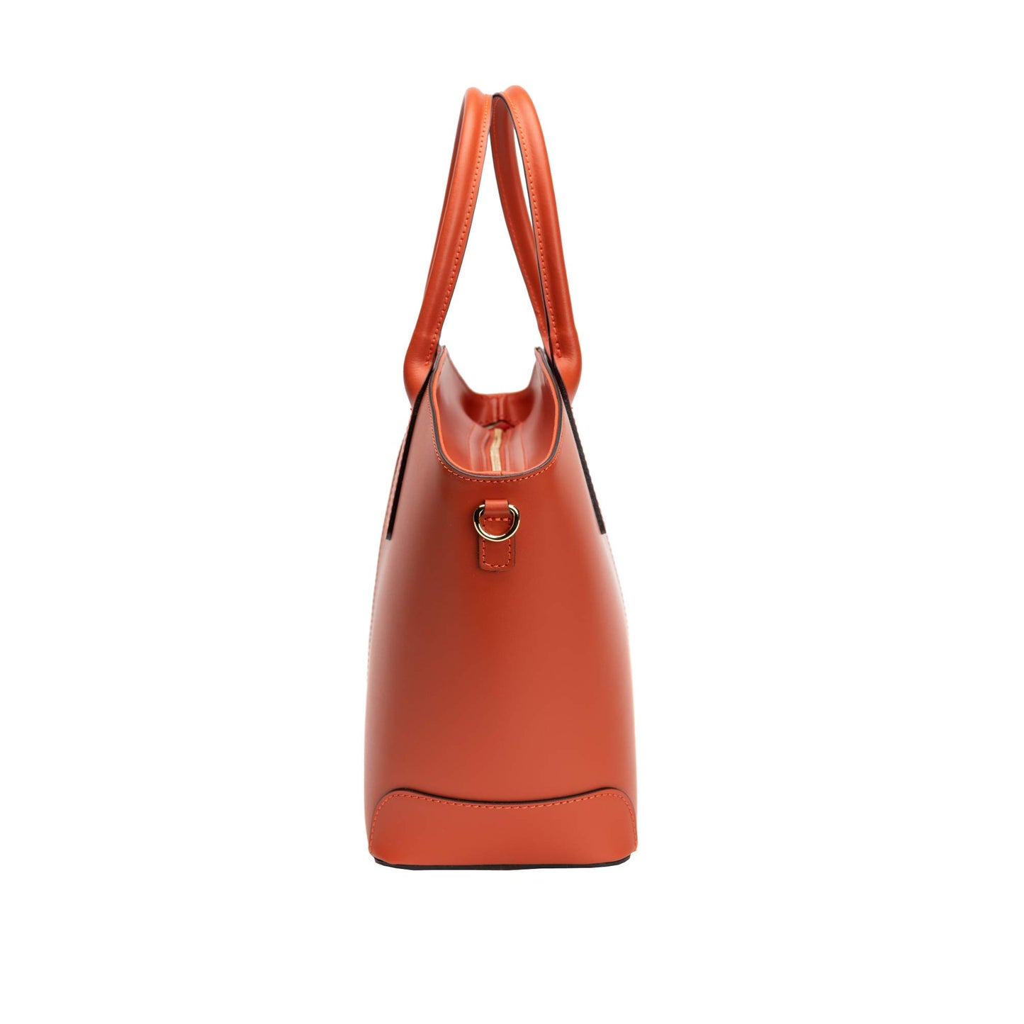 Henkeltasche Benja aus Leder in Orange shirinsehan.com