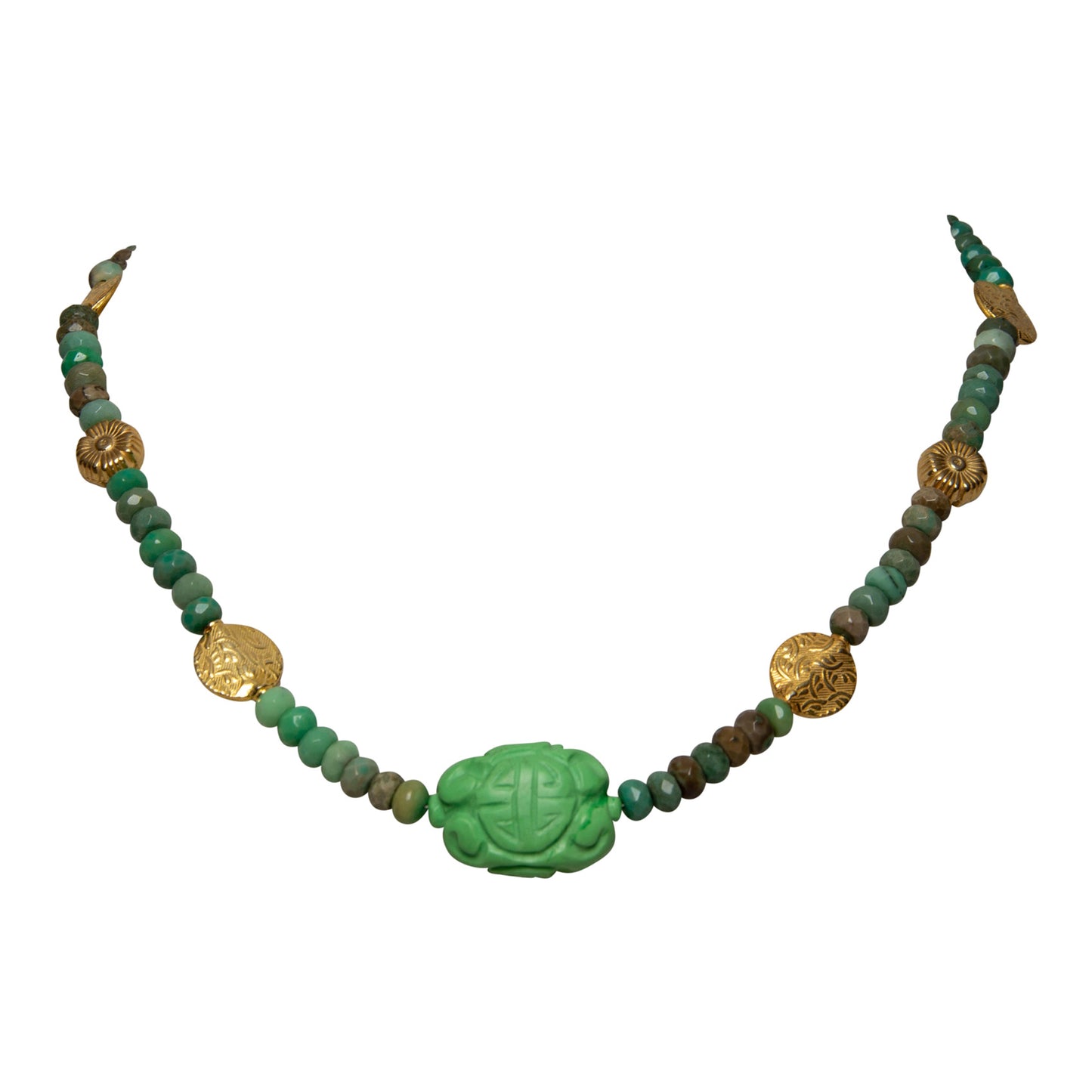 Chrysopras Collier Liuba shirinsehan.com