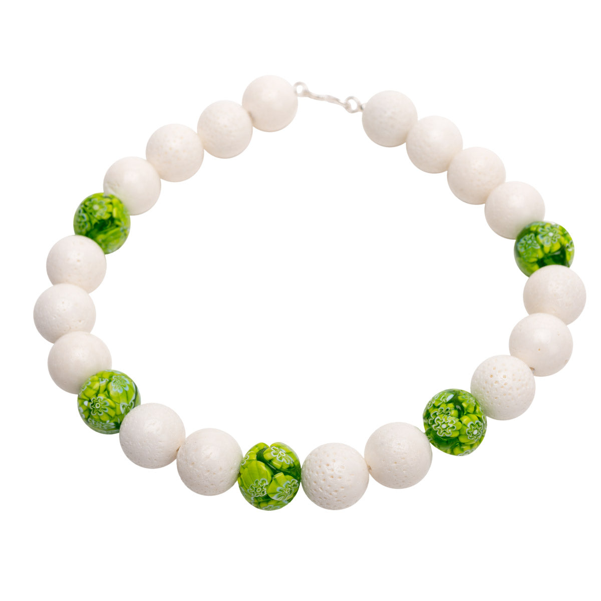 Schaumkorallen Collier Aurelia Peridot Grün shirinsehan.com
