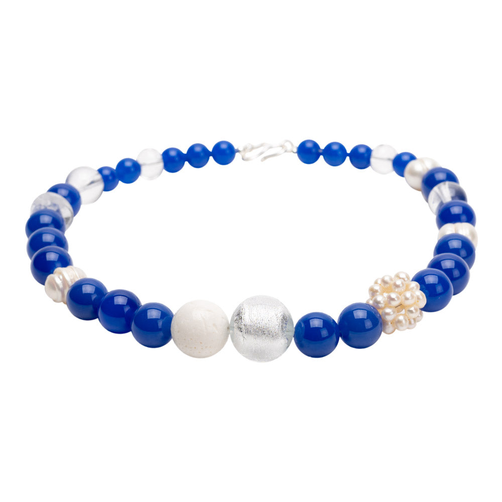 Collier Valerina Blau shirinsehan.com