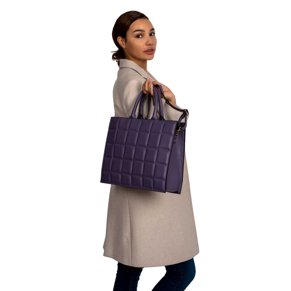 Business Tasche Tiziana Violett shirinsehan.com