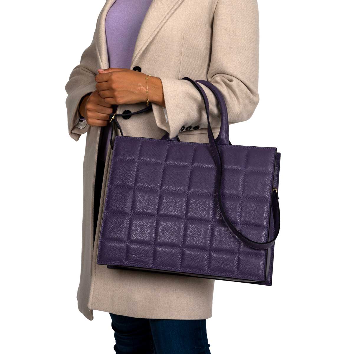 Business Tasche Tiziana Violett shirinsehan.com