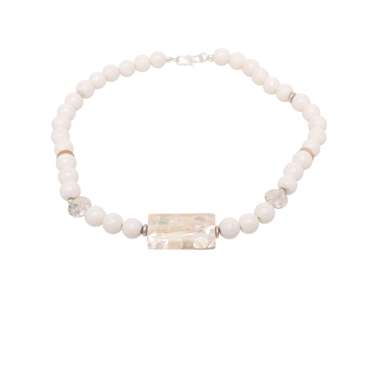 Schaumkorallen Collier Anouk mit Perlmutt shirinsehan.com