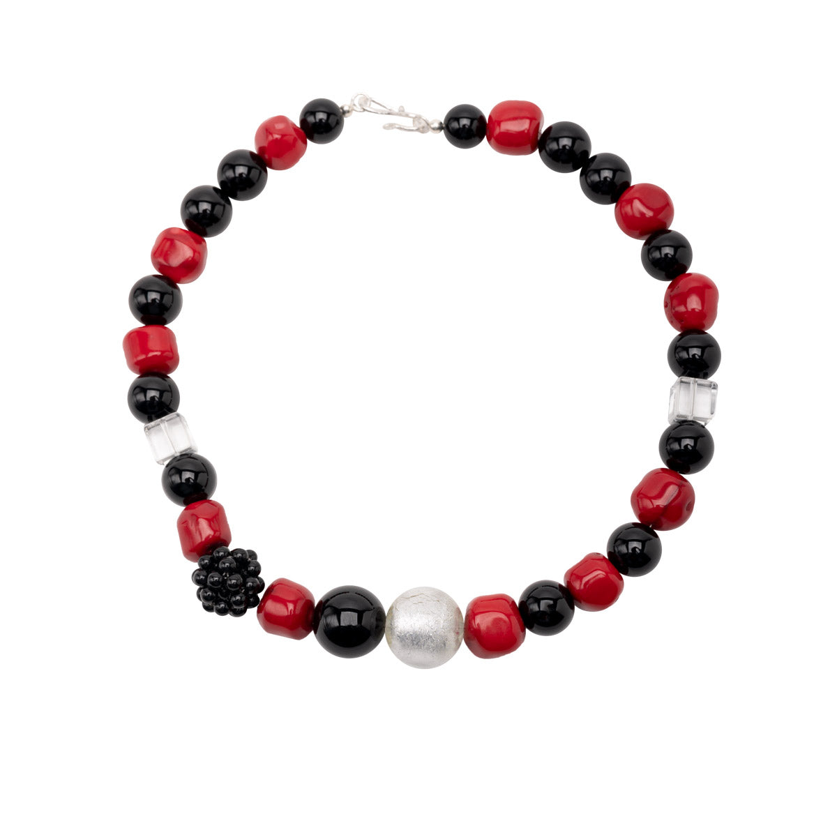 Korallen und Onyx Collier Iska shirinsehan.com