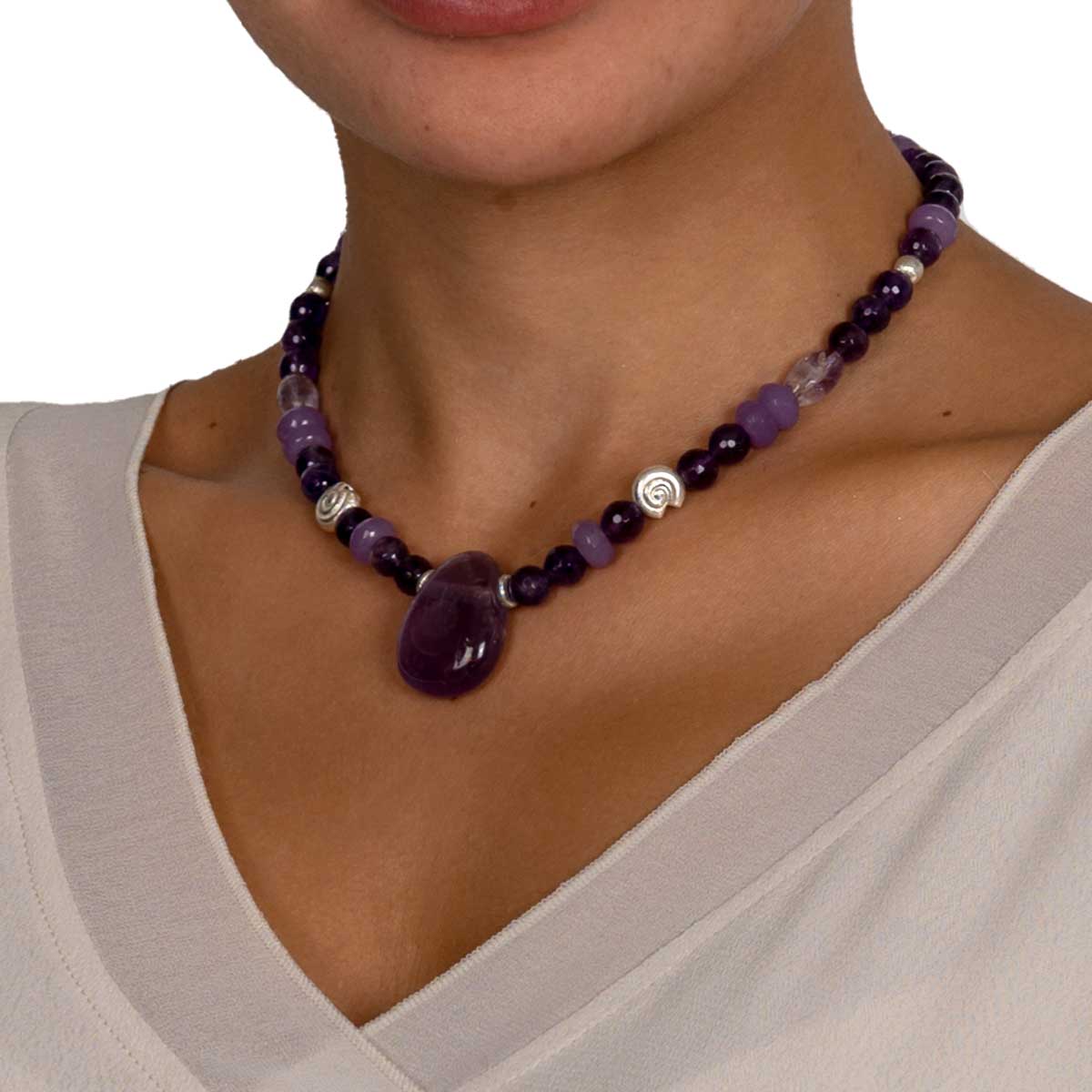 Amethyst Collier Juna shirinsehan.com