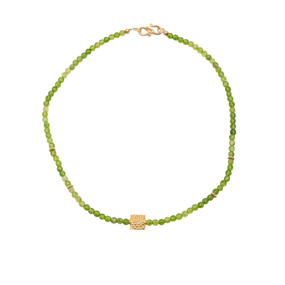 Filigranes Peridot Collier Tiana shirinsehan.com