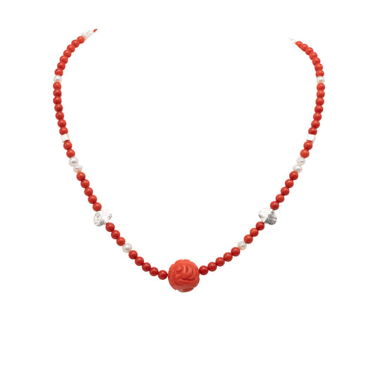 Korallen Collier Yvette shirinsehan.com