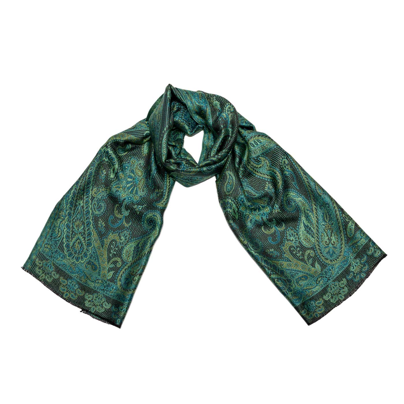 Gewebter Paisley Seidenschal shirinsehan.com