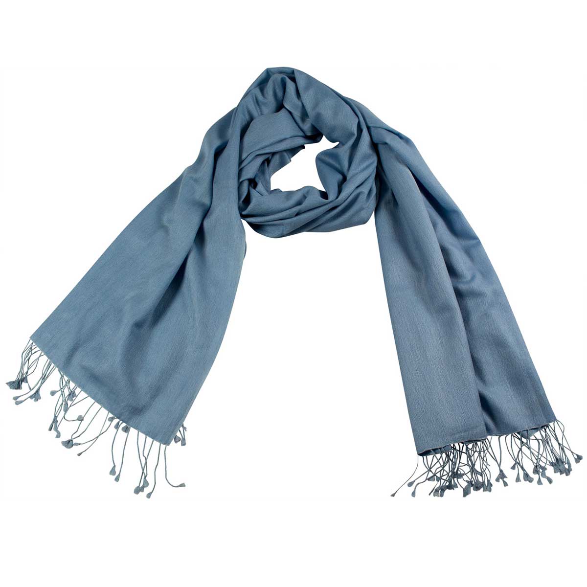 Cashmere Seide Schal Hellblau shirinsehan.com