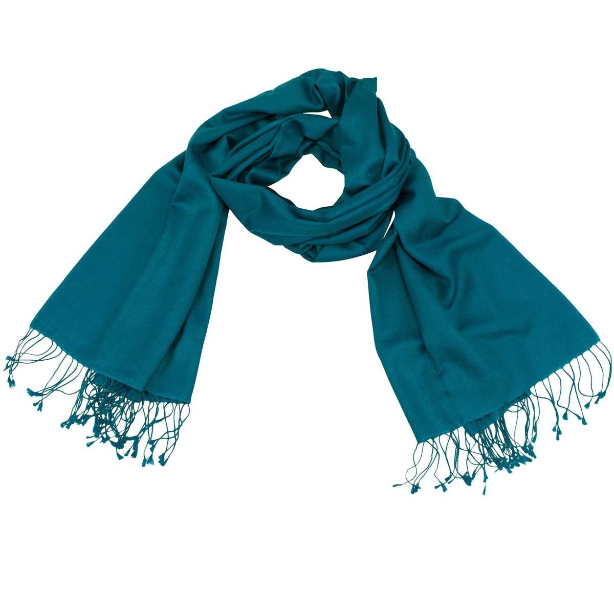 Cashmere Seide Schal Capri Blau shirinsehan.com