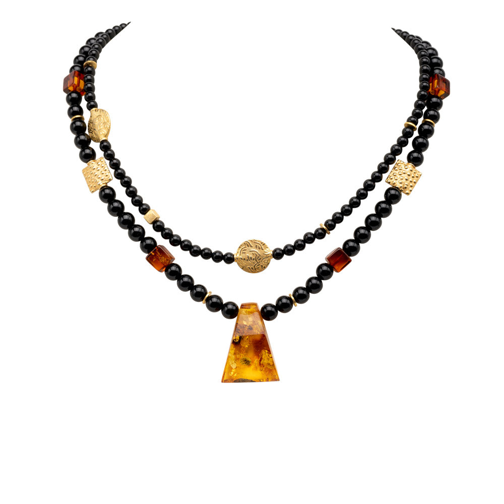 Zartes Onyx Collier Sia shirinsehan.com