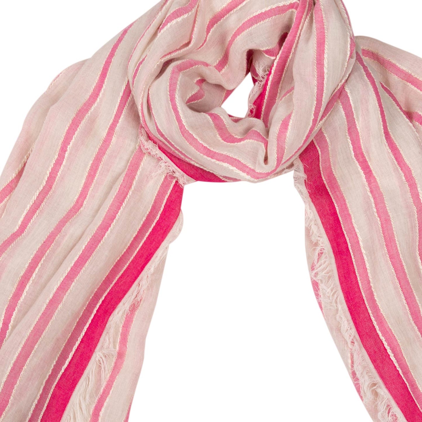 XXL Streifenschal Elouise Pink shirinsehan.com