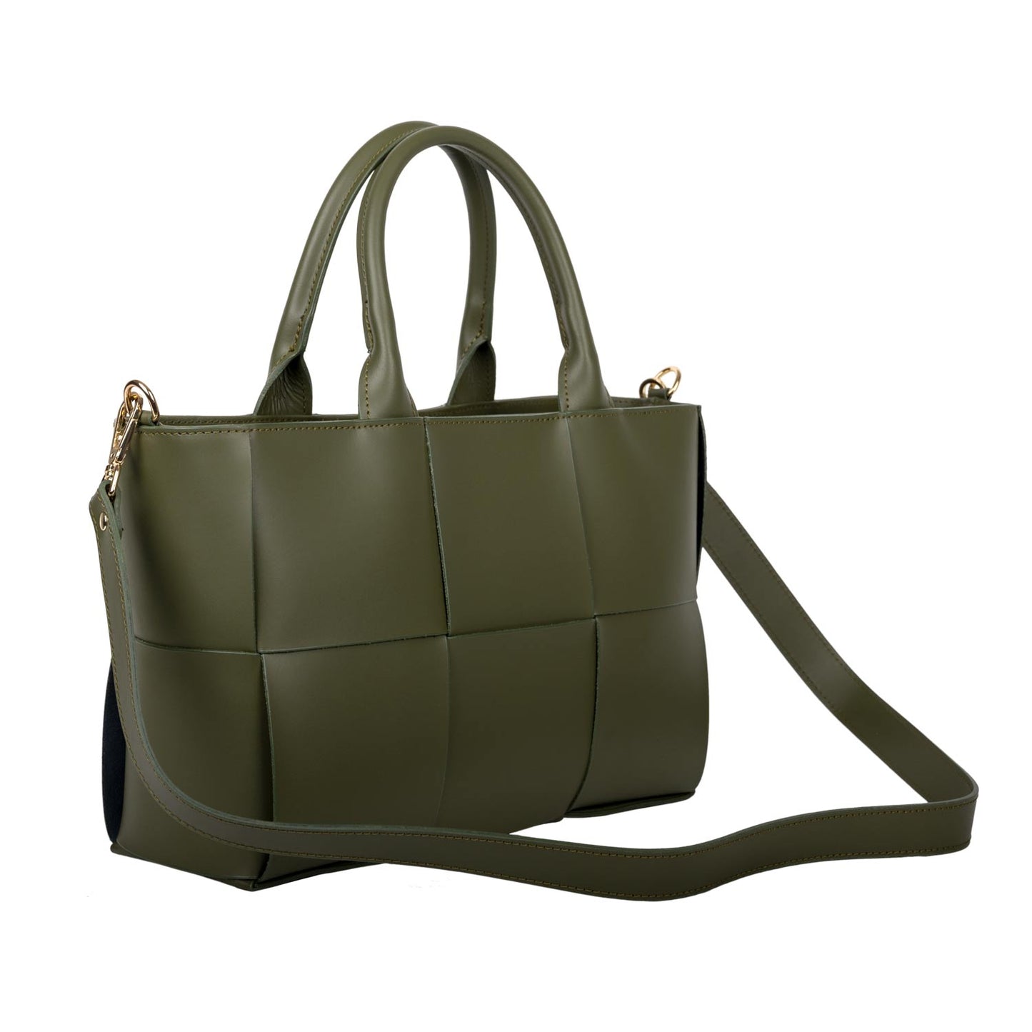 Henkeltasche Antonella Olive Grün shirinsehan.com