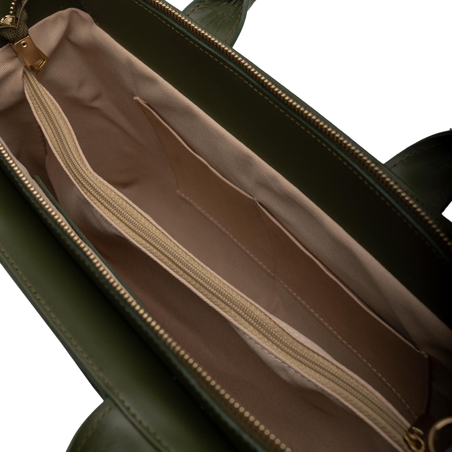 Henkeltasche Antonella Olive Grün shirinsehan.com