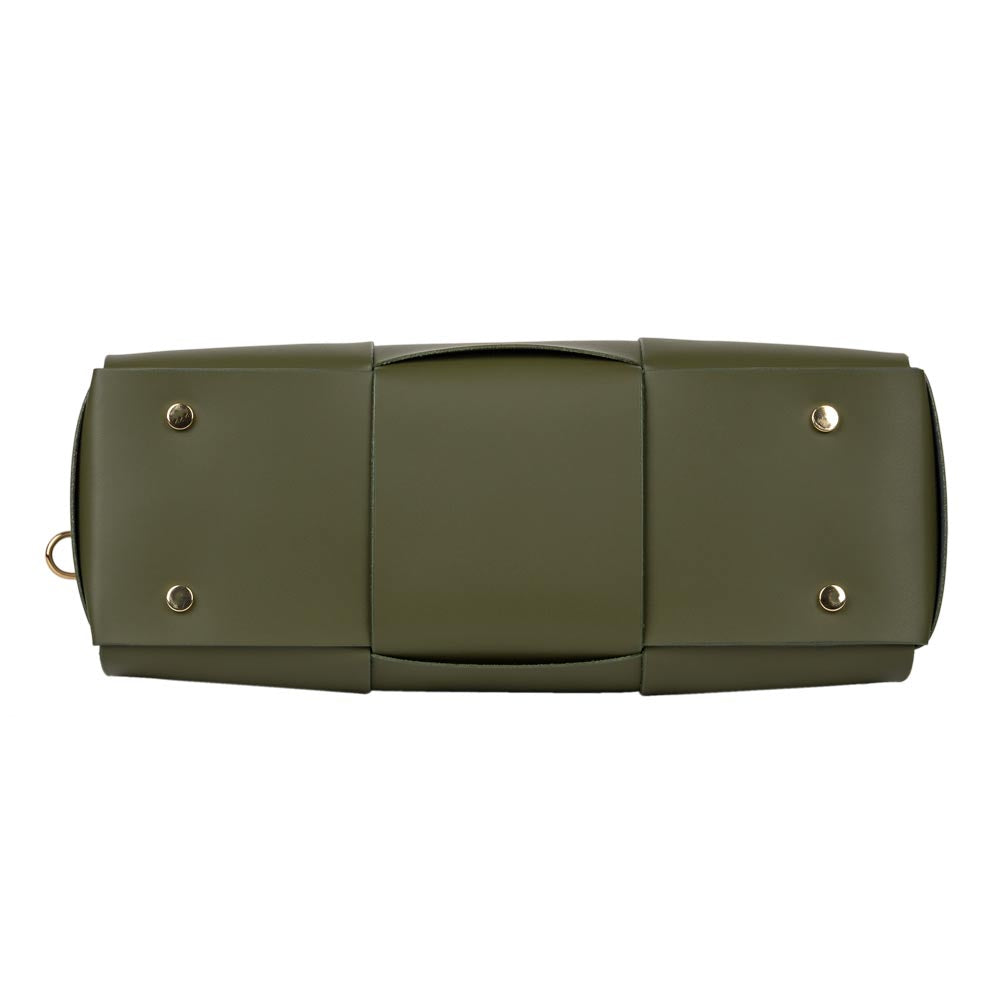 Henkeltasche Antonella Olive Grün shirinsehan.com