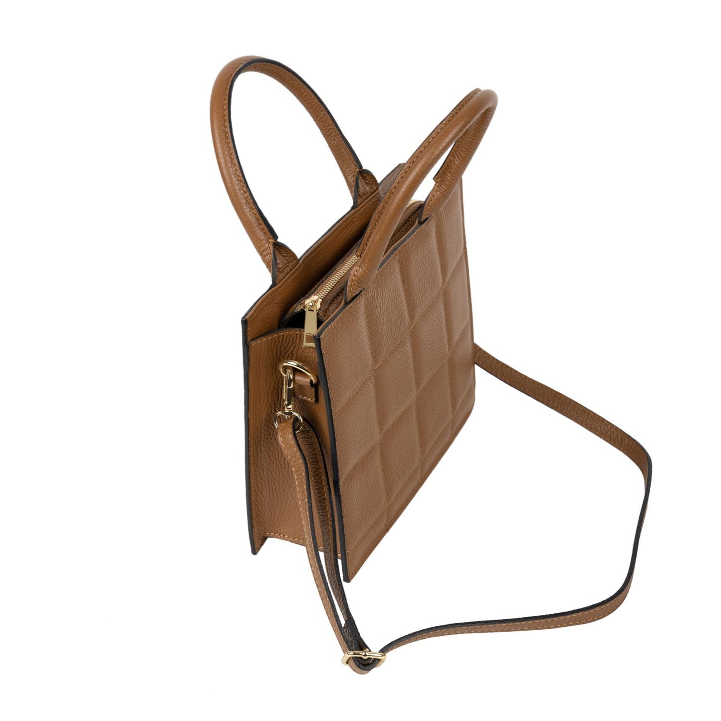 Henkeltasche Enrica Nougat shirinsehan.com