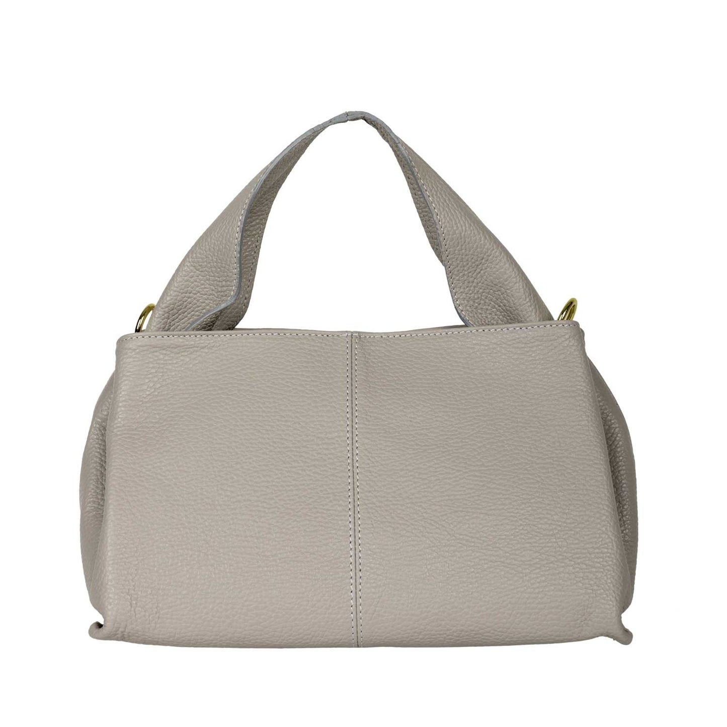 Handtasche Lavinia Hellgrau mit dekorativem Kettenriemen shirinsehan.com