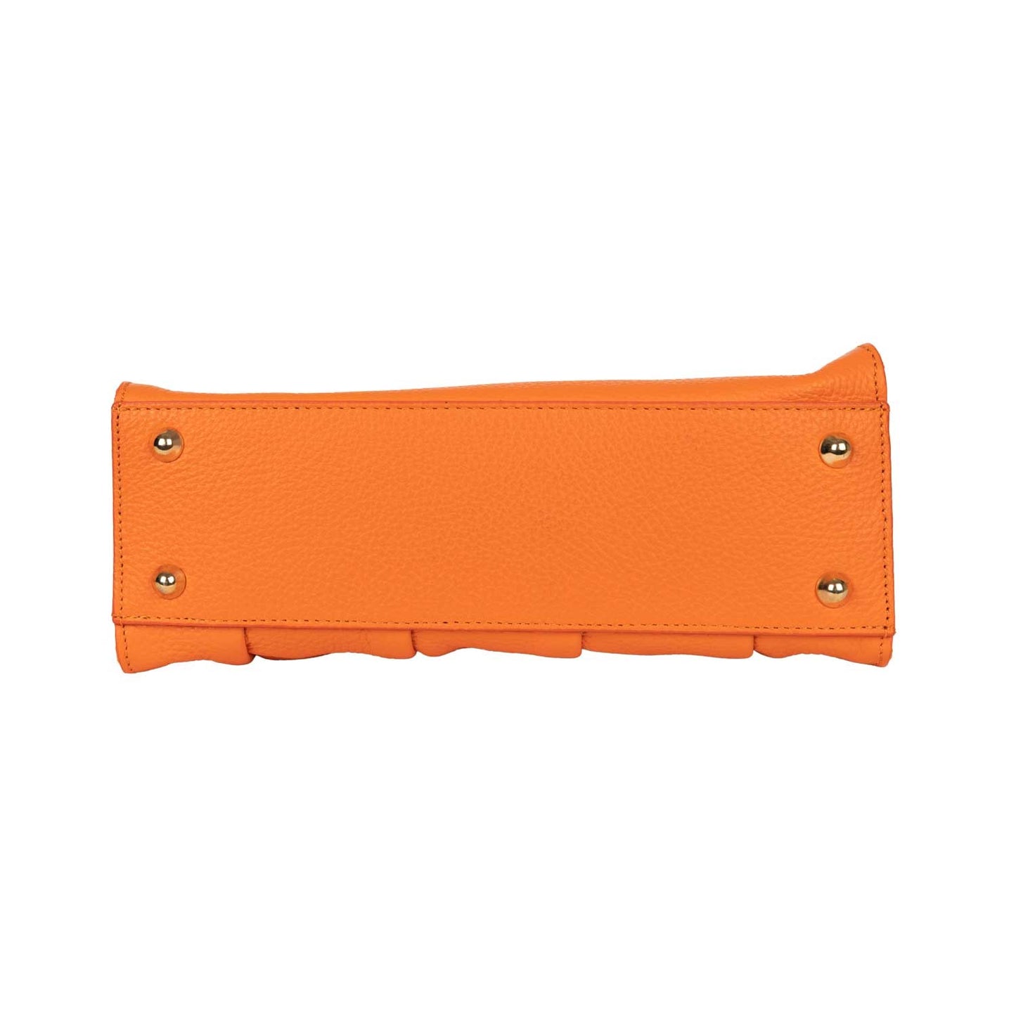 Handtasche Aurela Orange mit Raffungen shirinsehan.com