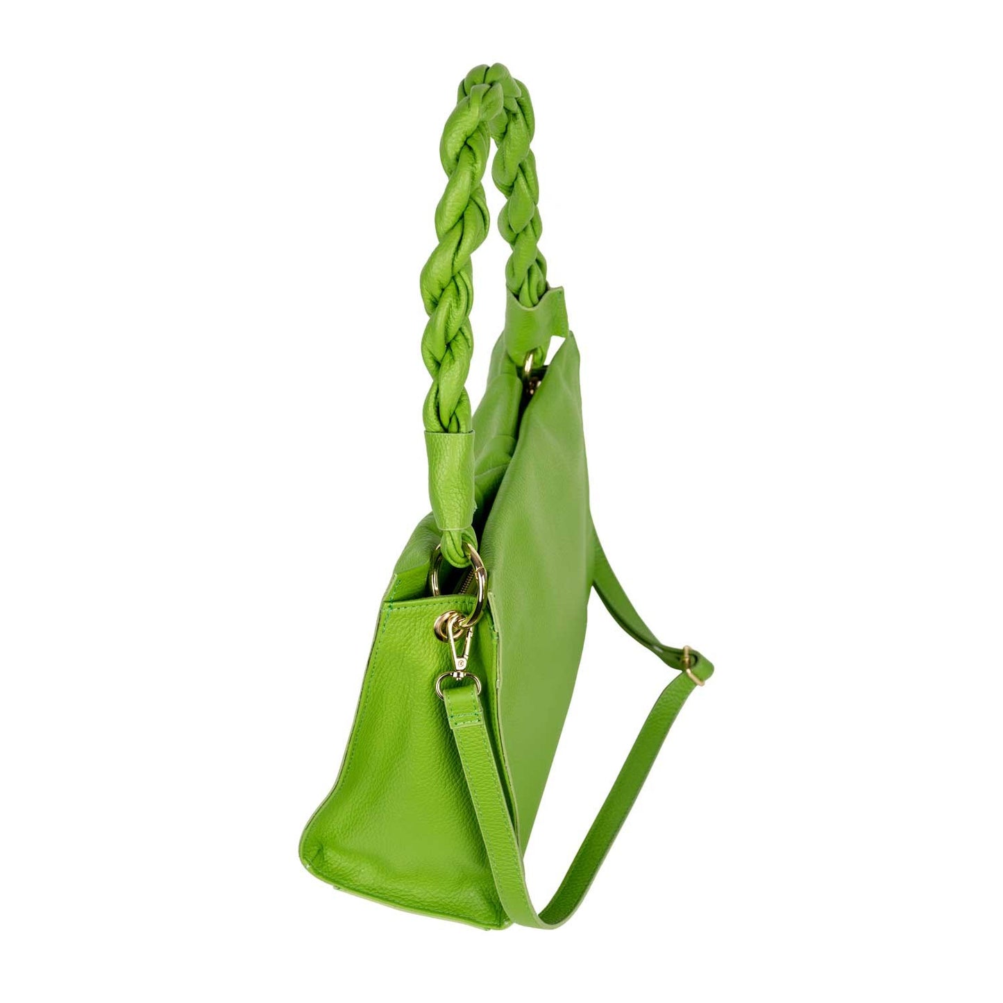 Handtasche Aurela Grün mit Raffungen shirinsehan.com