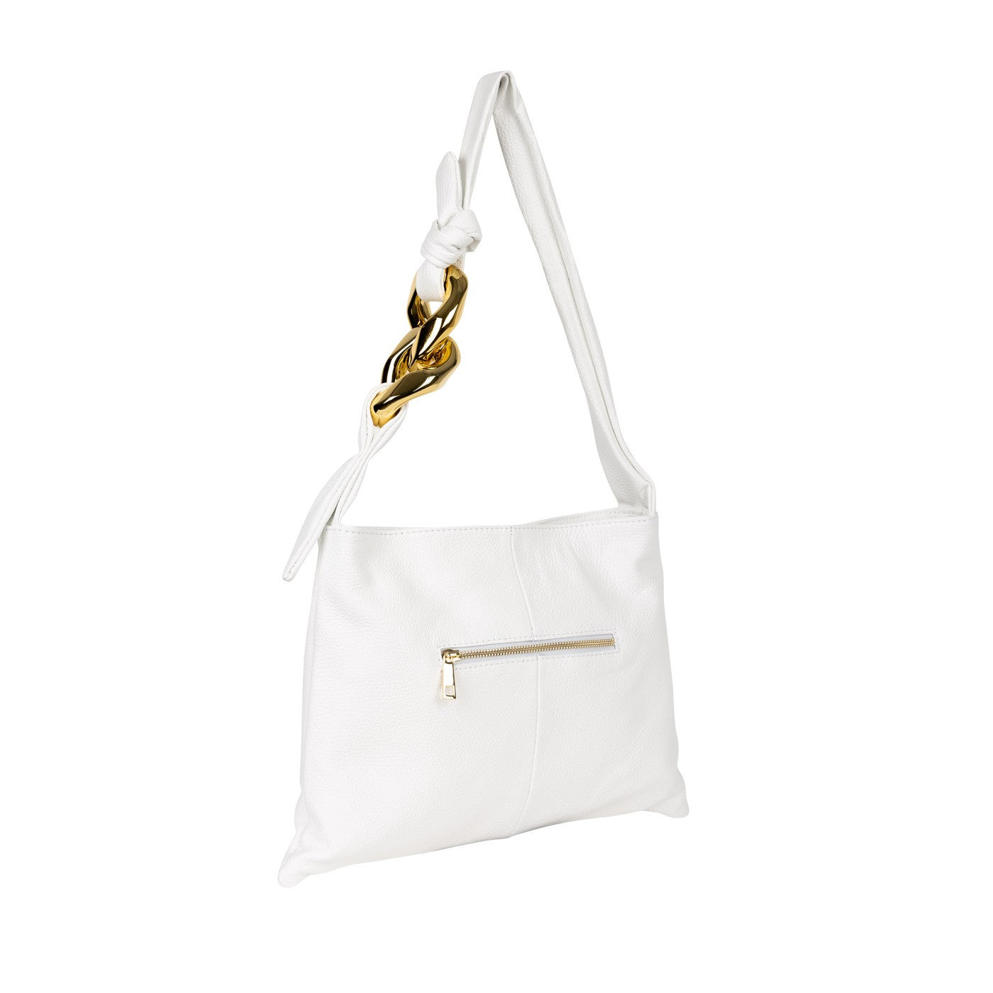 Leder Shopper Marina Weiß shirinsehan.com