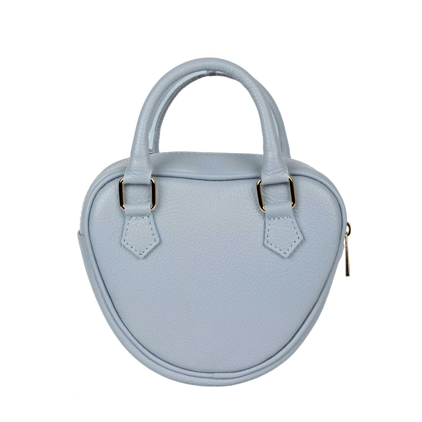 Schultertasche Paola aus Leder Hellblau shirinsehan.com