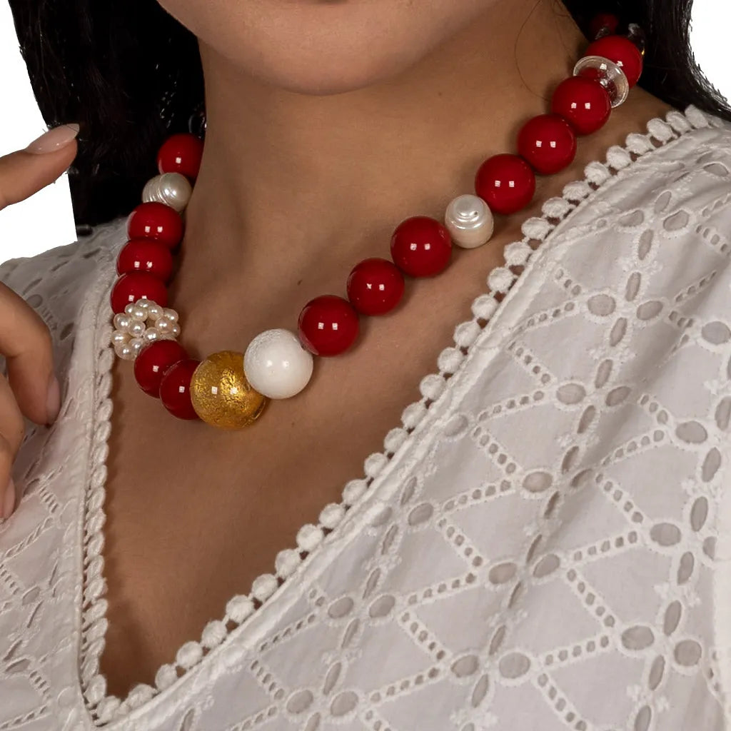 Collier Valerina Rot shirinsehan.com