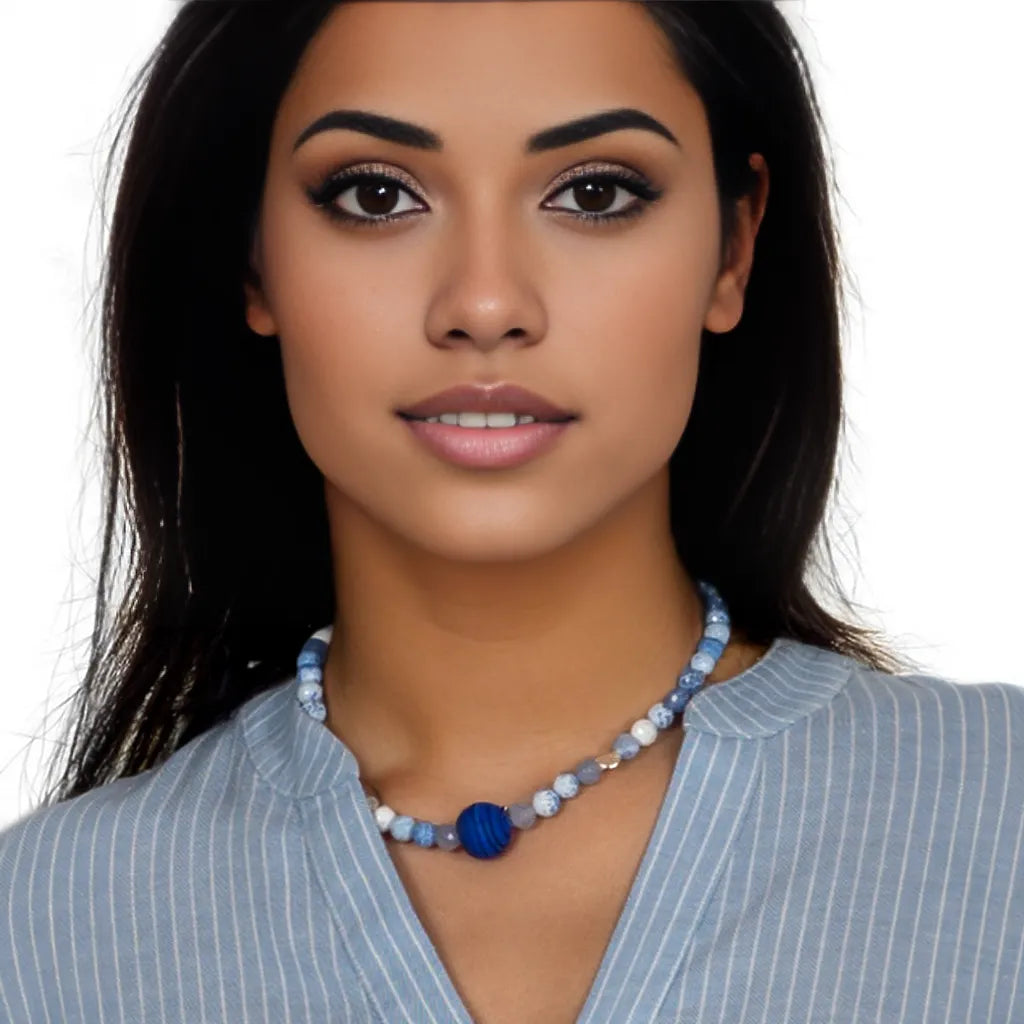 Collier Ania Blau shirinsehan.com