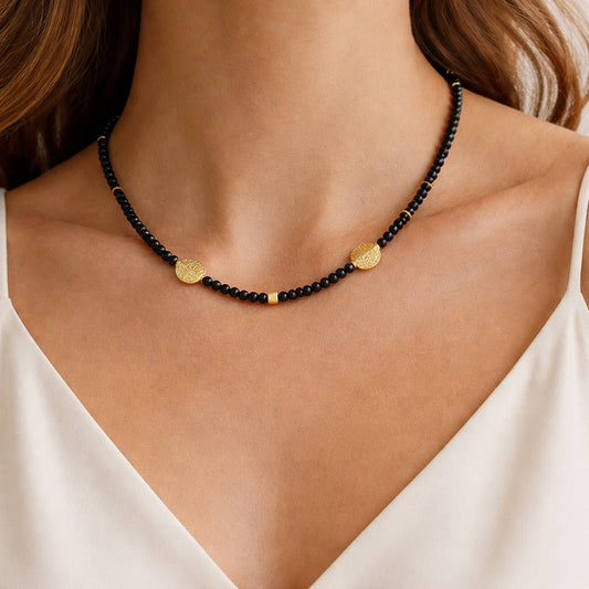 Zartes Onyx Collier Sia shirinsehan.com