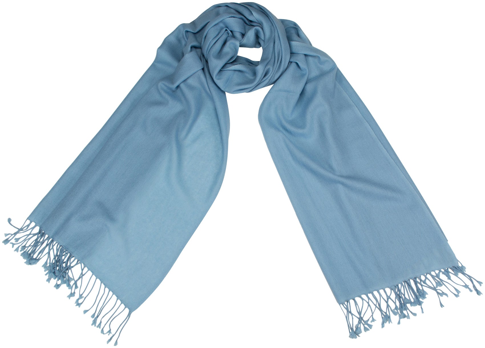 Handgewebter Cashmere Schal Himmelblau shirinsehan.com