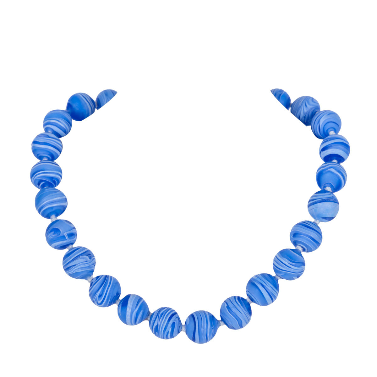 Collier Rahel aus Murano Perlen Blau shirinsehan.com