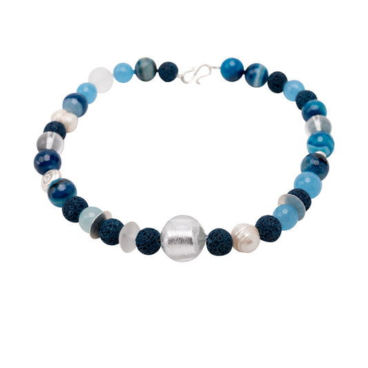 Collier Jonna Blau shirinsehan.com