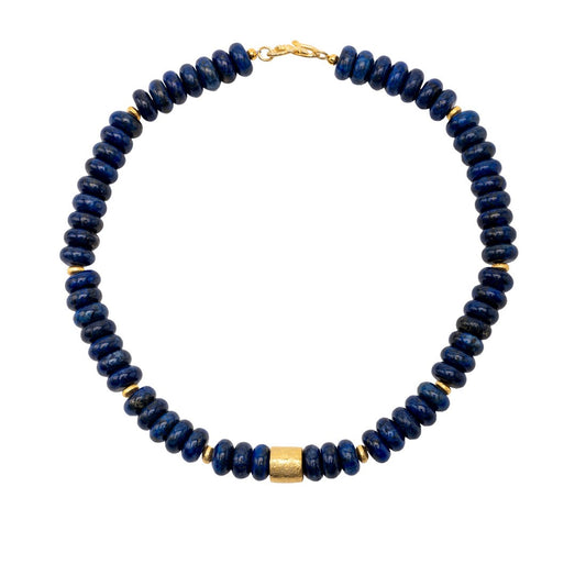 Lapislazuli Collier Tabea Gold shirinsehan.com